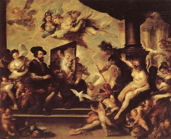 Luca Giordano Rubens Painting an Allegory of Peace china oil painting image